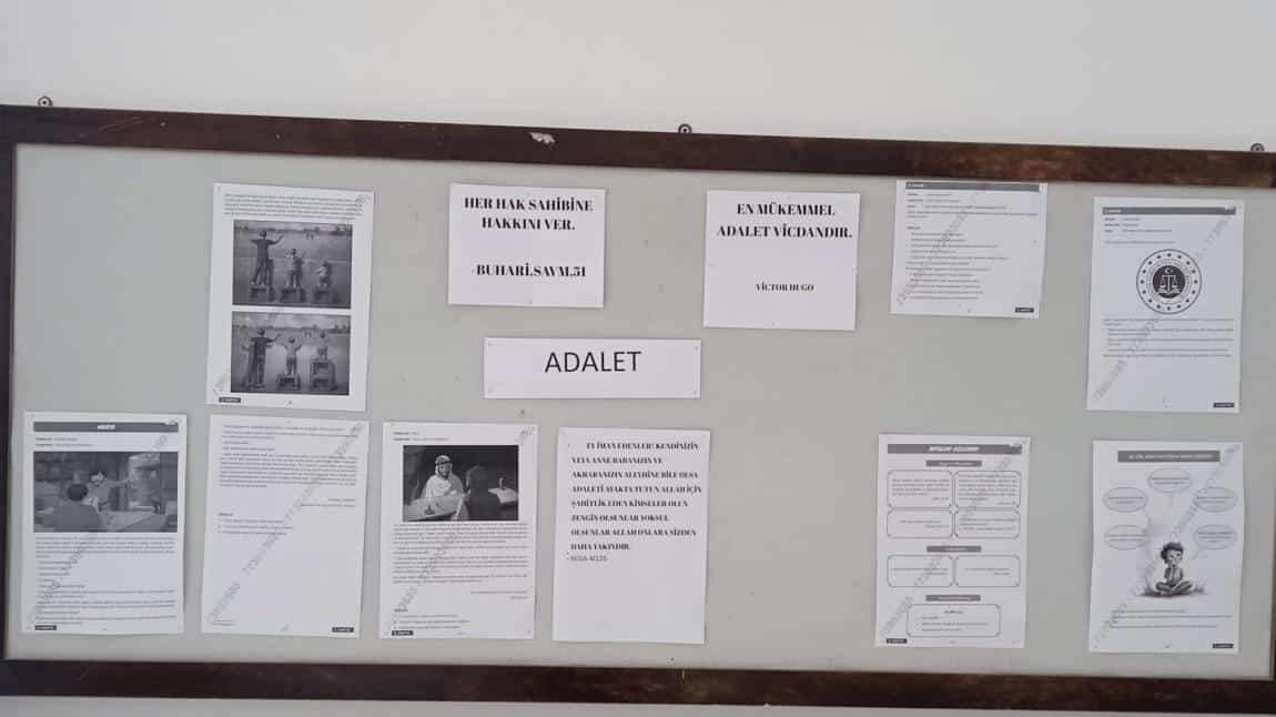 ÇEDES Projesi Kasım Ayı Etkinlikleri (Adalet)